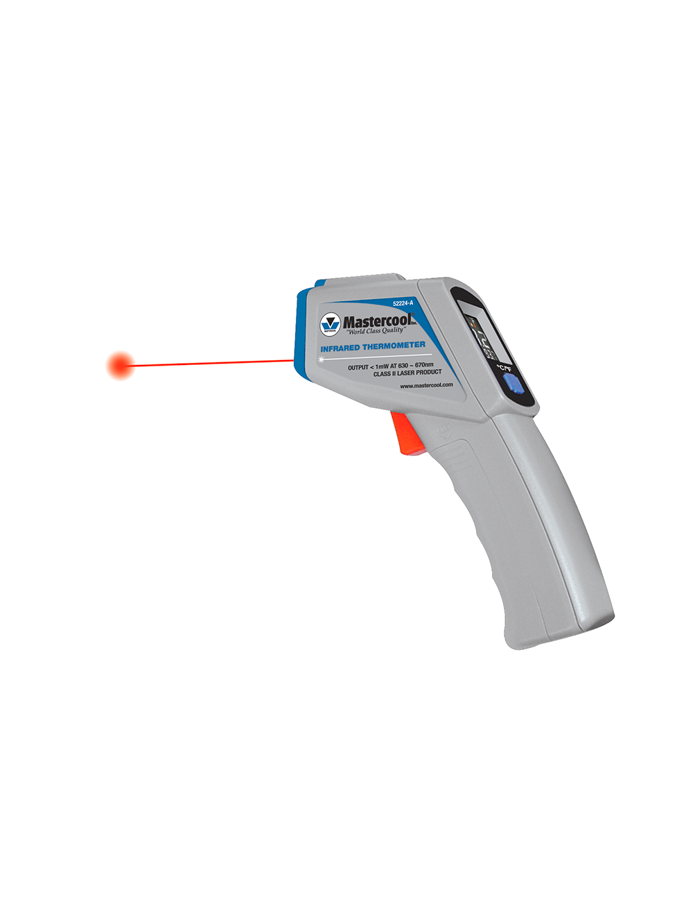 Ir-Laserthermometer 12:1, Bereik -50° Tot +500°C